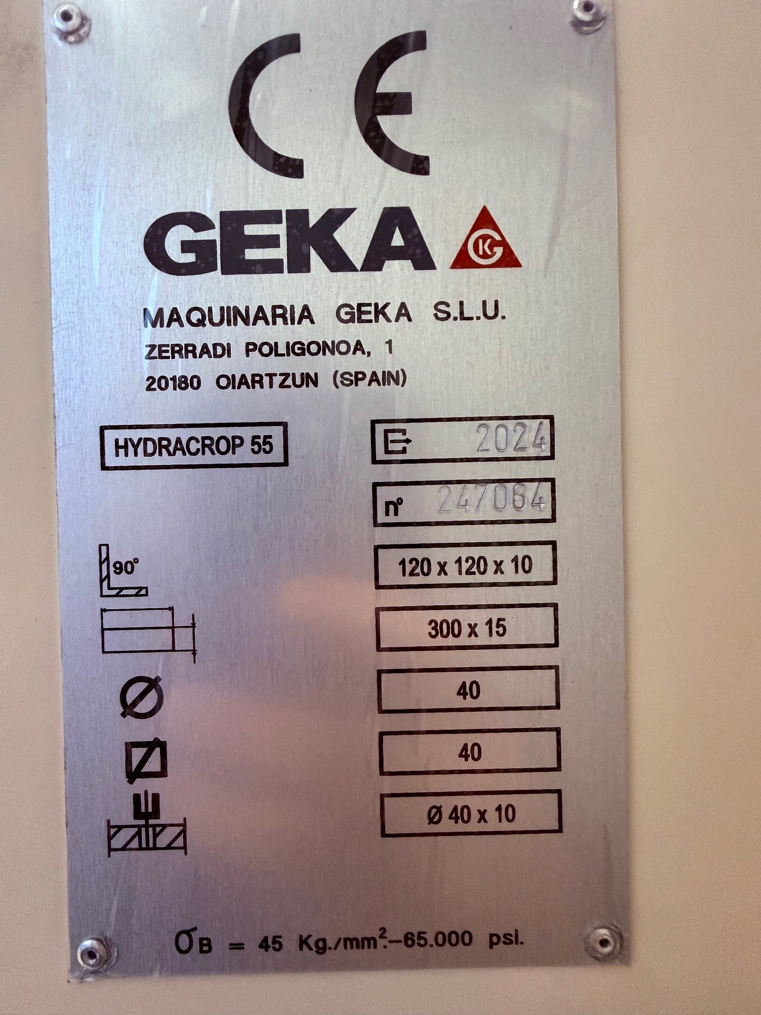 GEKA Hydracrop 55SD (Ausstellungsmaschine)